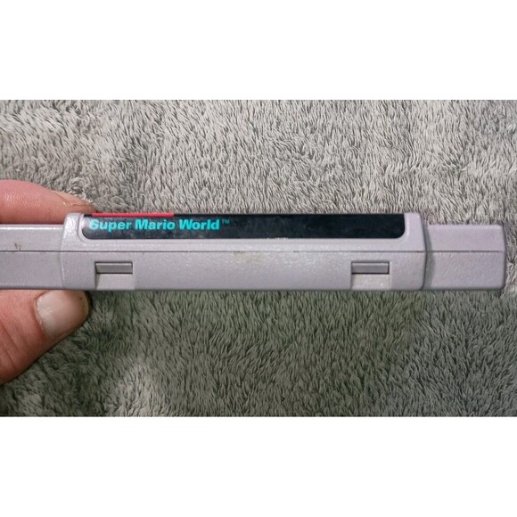 Super Mario Bros World SNES Authentic Game Only Nintendo SNES Tested & Working - Picture 3 of 16